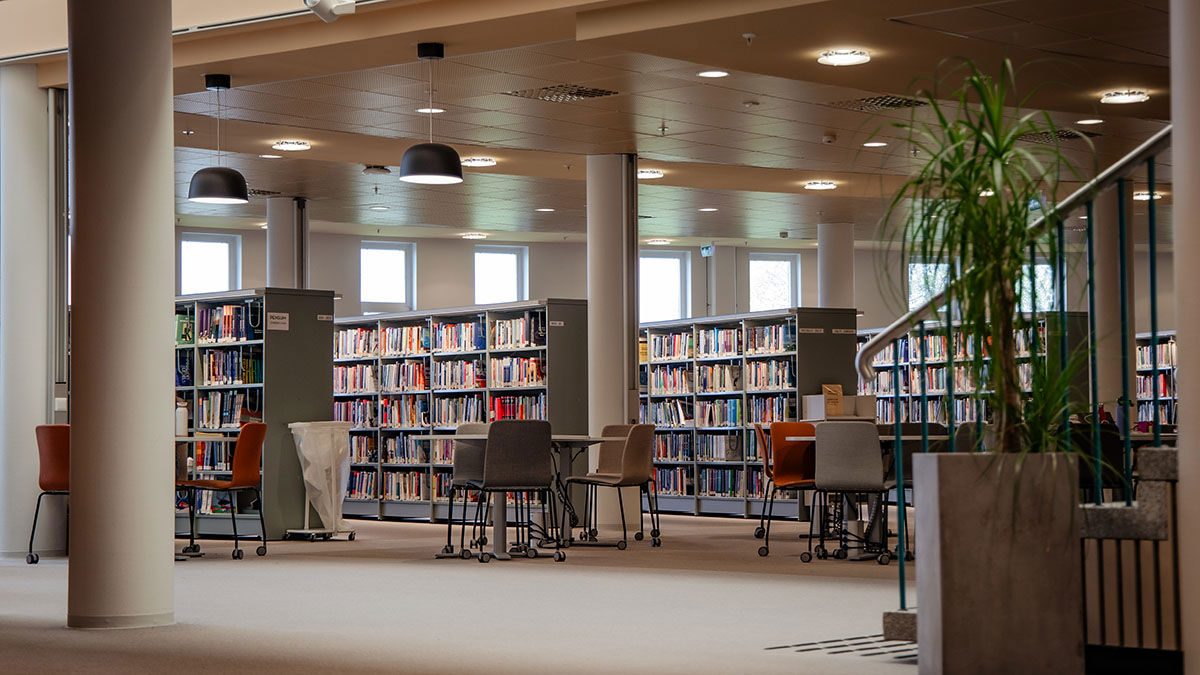 Biblioteket. Foto: Trude Brun Wilhelmsen