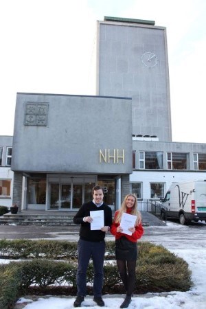 Henrik Hareide and Karoline Valderhaug