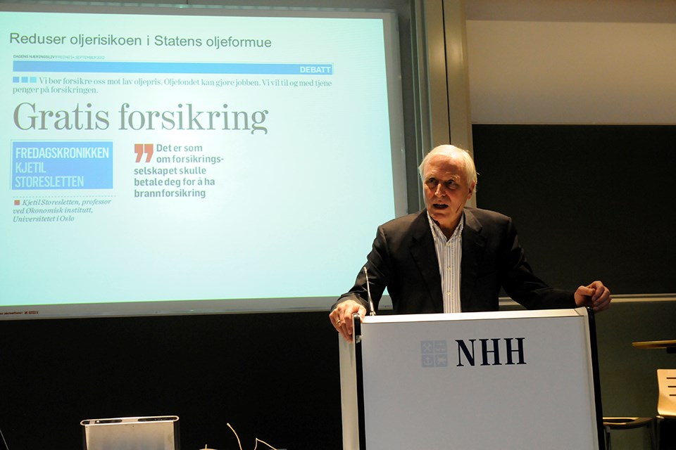Thore Johnsen, Lehmkuhlkonferansen i 2012. Arkivfoto: Hallvard Lyssand
