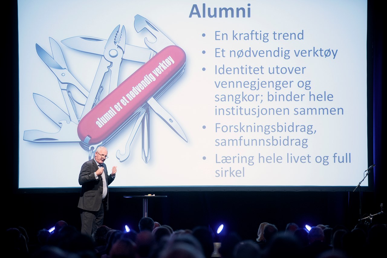 Thorstein Selvik, Alumnikonferansen 2017. Foto: Siv Dolmen