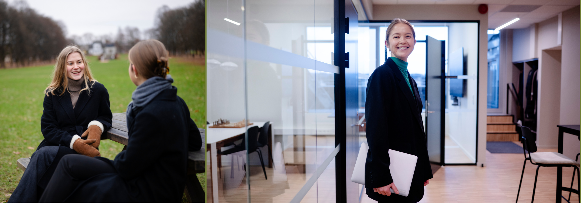 Ingrid G. Trandem og Ida F. Haltia