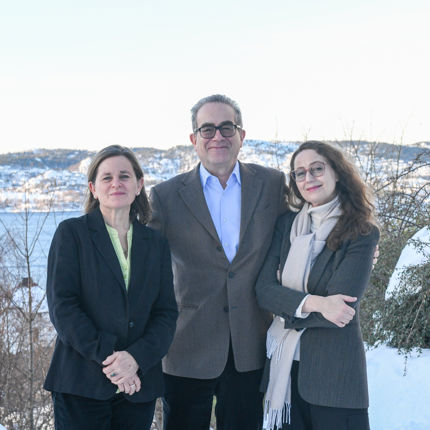 The seminar was led by The Institute for Human Rights in London (IHRB). The Rafto Foundation for Human Rights also played an important role. From left: Frances House (IHRB), Ron Popper (IHRB), and Therese Jebsen (Rafto).