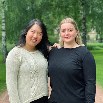 Ingvild Austrheim og Celine Coi Yun Lam