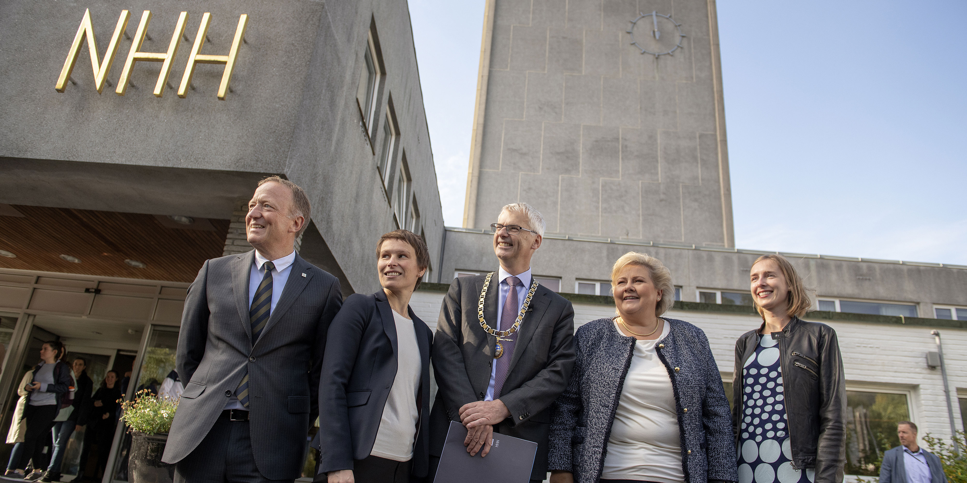 Erna Solberg på NHH