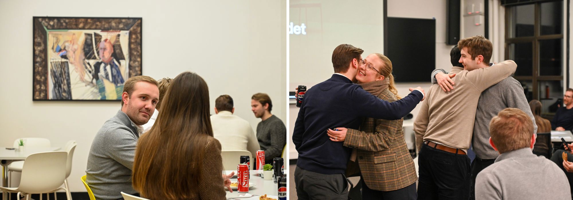 Christian Arstein  Maja Brudeli Holtet and fellow NHH students