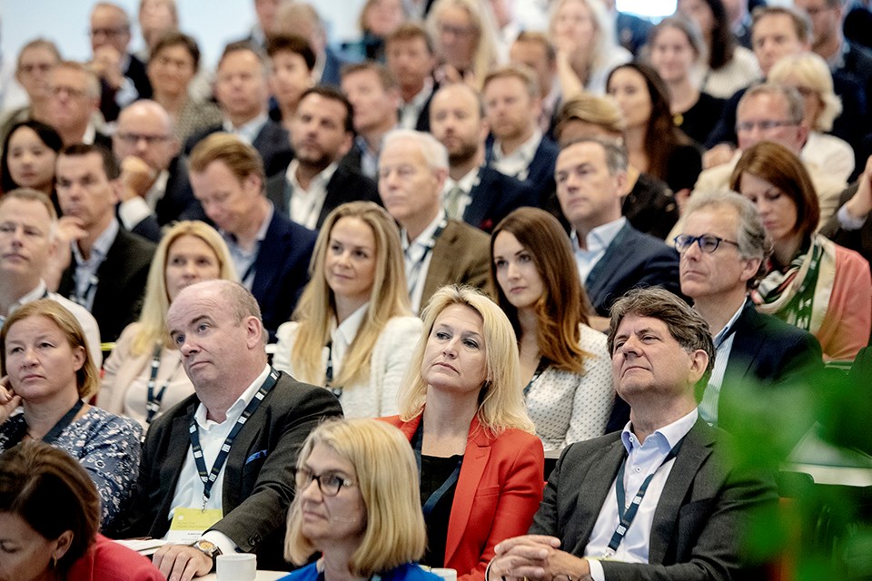 Publikum på Vårkonferansen 2019.