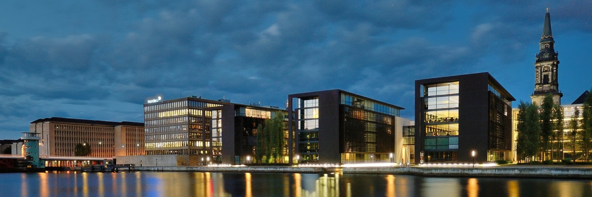Bilde av Nordea-bygget i København. 