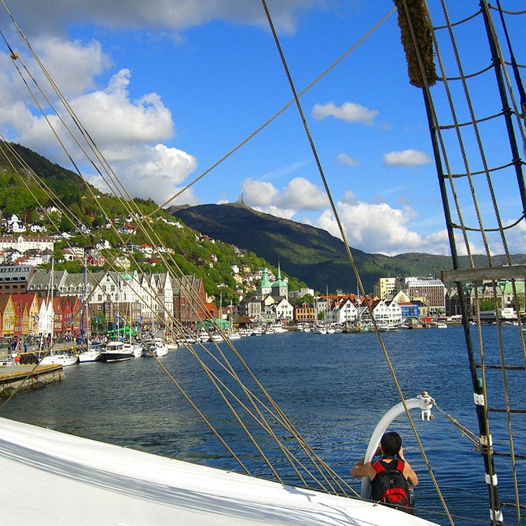 Bergen Harbour. Photo: Utdanning i Bergen