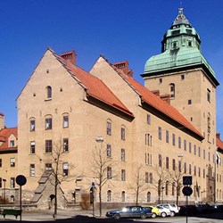 Stockholms city hall. Photo: Udo Schröter/wiki commons CC Udo Schröter – Eget verk in the RAÄ buildings database.  CC BY-SA 2.5