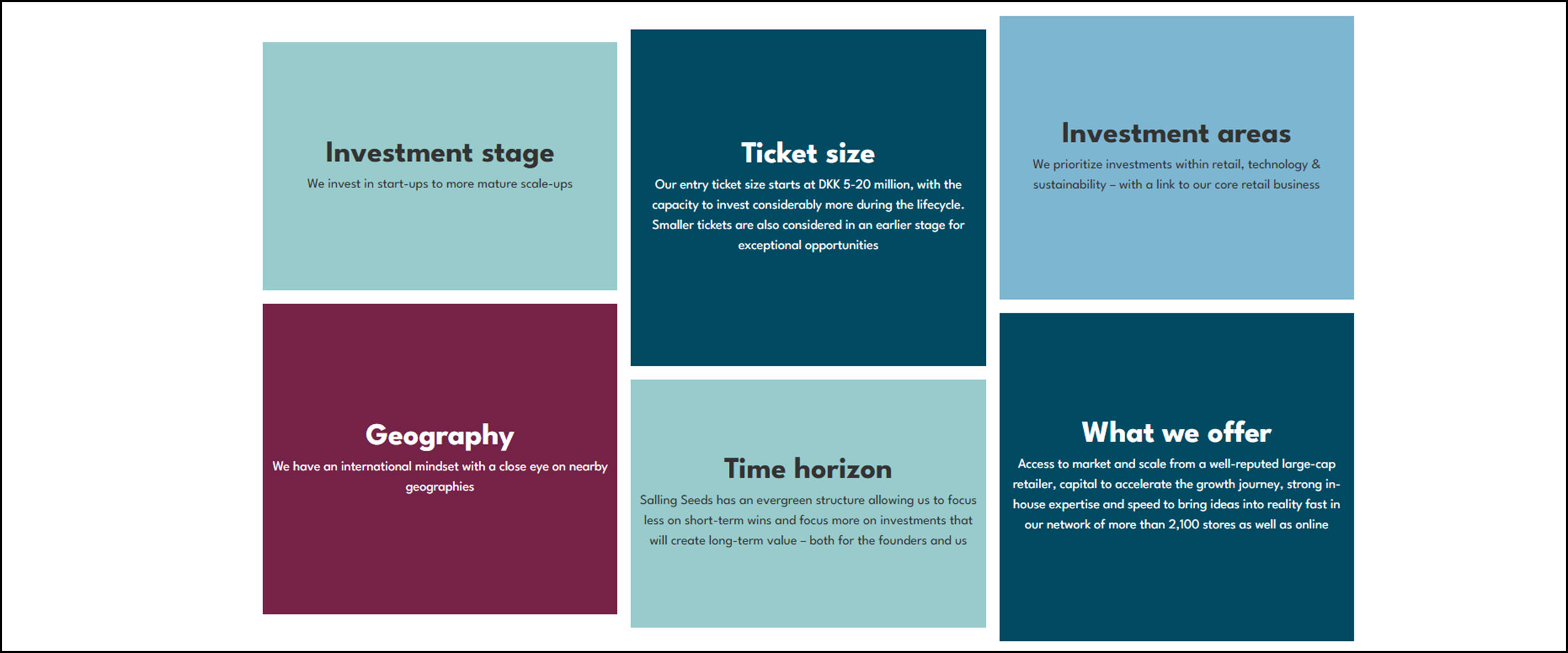 Salling Seeds web page