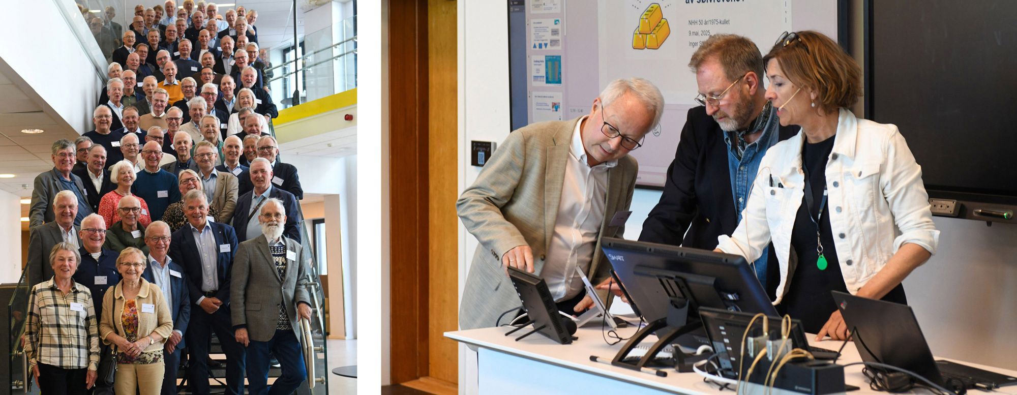 Billedmontasje fra 50-års jubileum