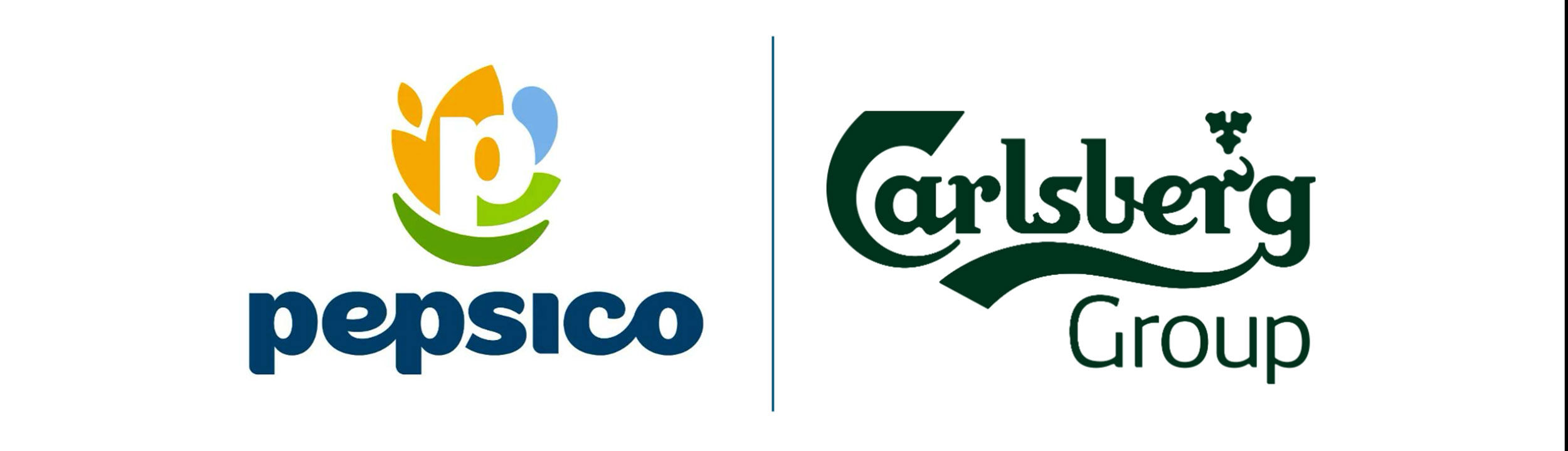 Pepsico and Carlsberg logos