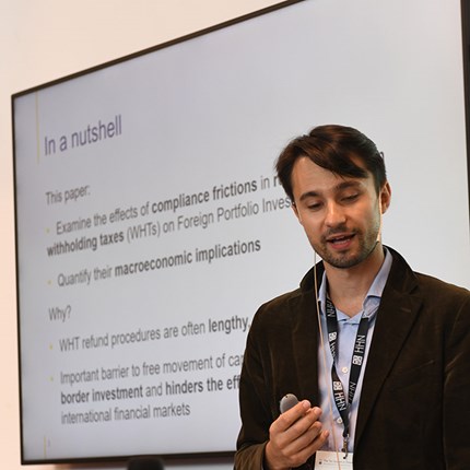 Andrezej Stasio presents price winning research