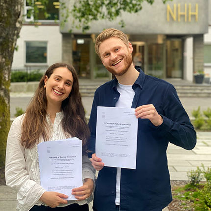 Tobias Dingstad Bergem and Silje Lindtvedt Fladmoe. Private photo