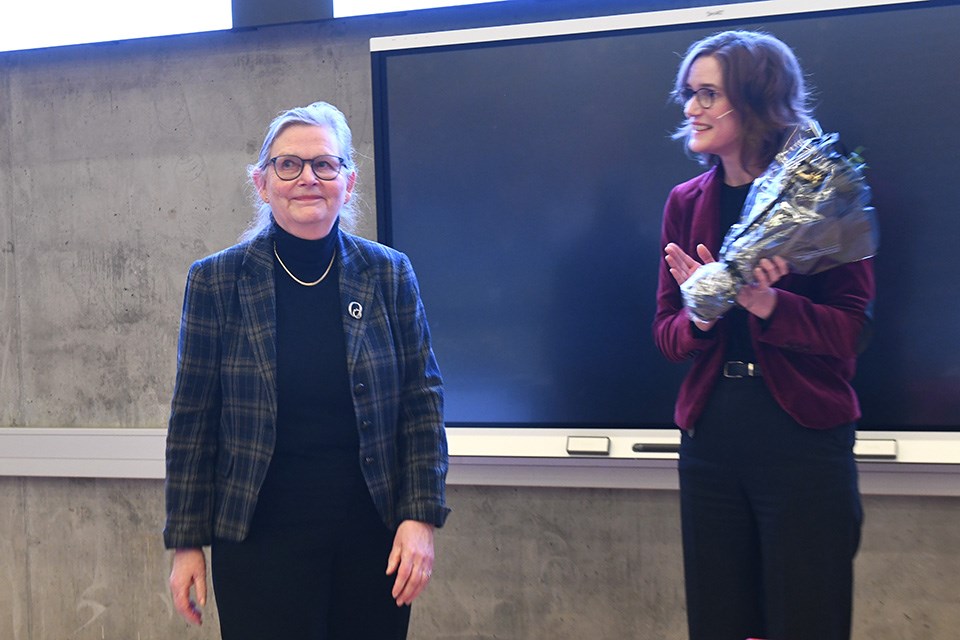 Siri P Strandenes and Malin Arve
