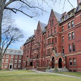 Building at campus, Harvard