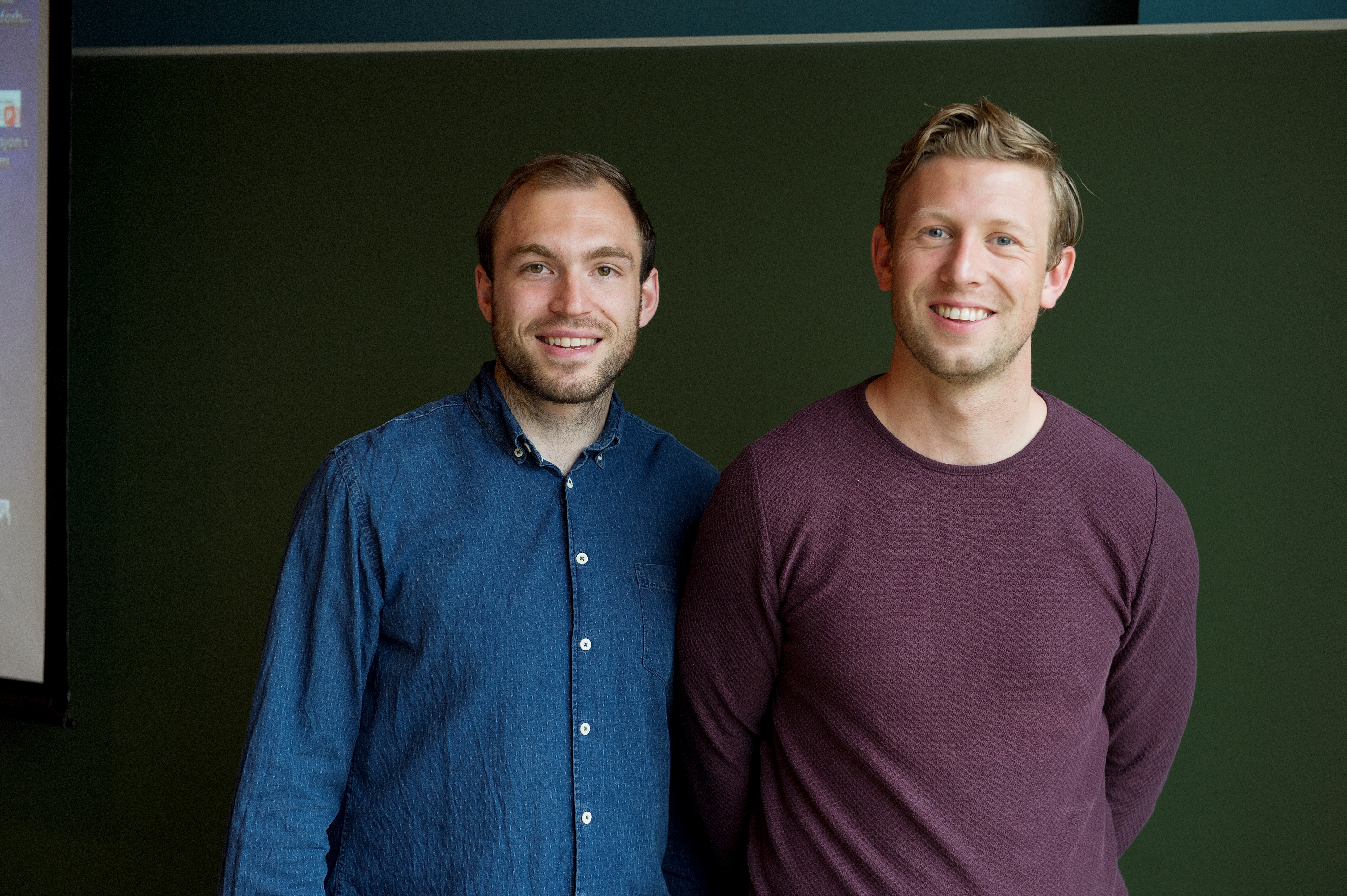 Dan-Richard Knudsen og Andreas Hauge. Photo: Helge Skodvin