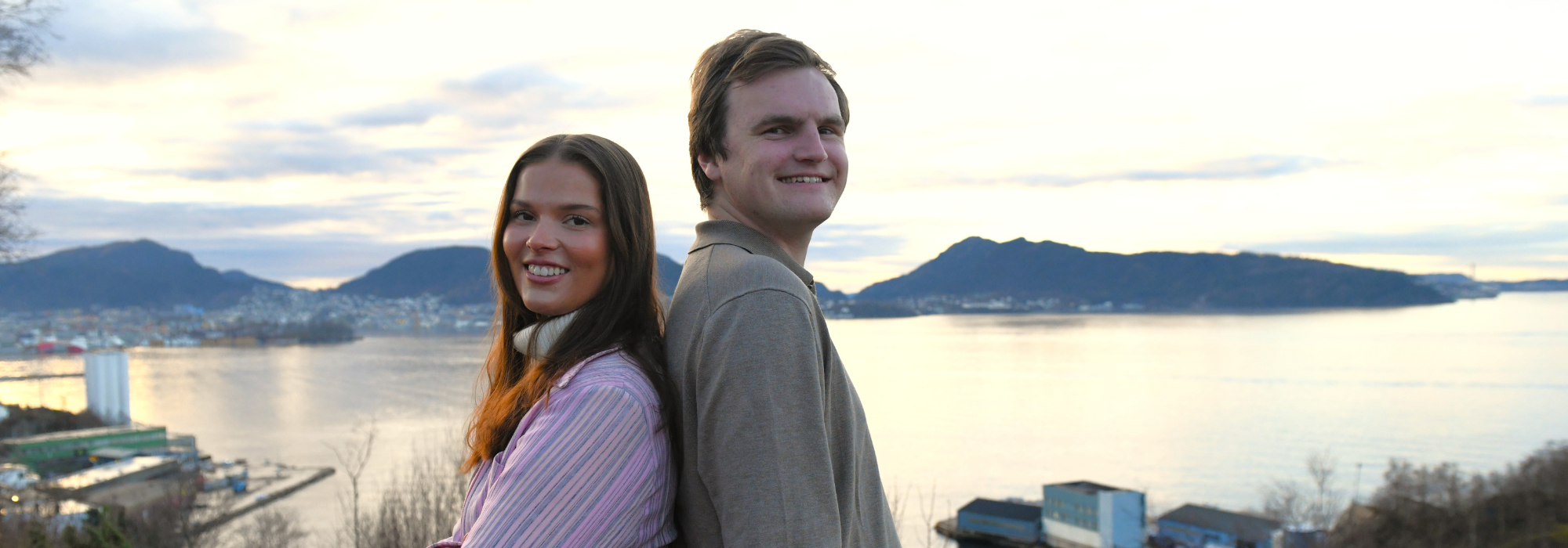 Halvor Grøstad  og Stella Færøy Klivnoy