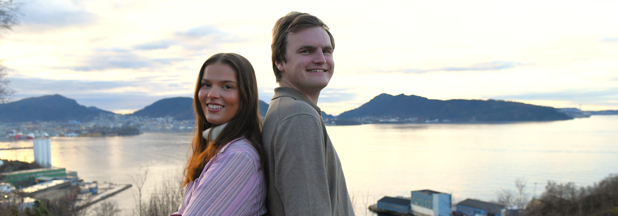 Halvor Grøstad  og Stella Færøy Klivnoy