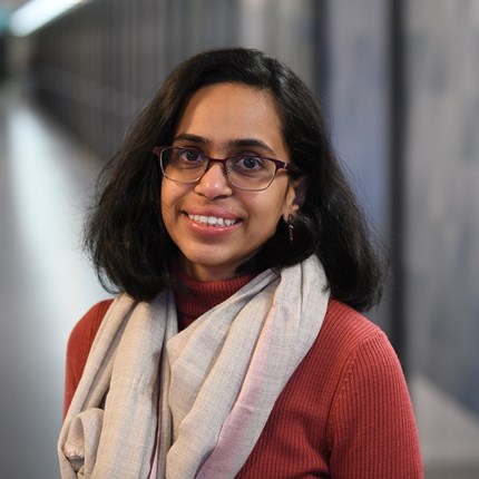 Postdoktor Aruna D. Tatavarthy, Institutt for strategi og ledelse og DIG. 