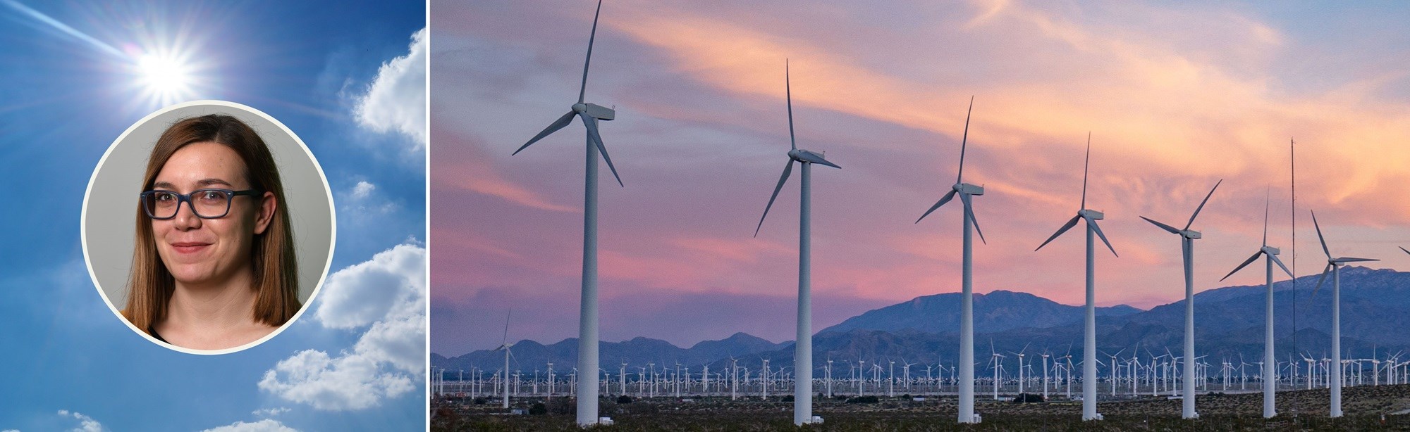 Kyriaki Tselika, sun, wind mills- canva