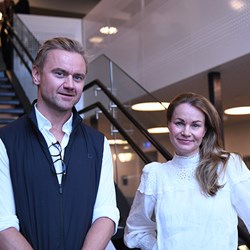 Amund Brandsrud og Cecilie Sørum Eriksen.