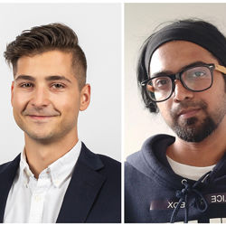 Maximilian Stefan Herczeg and Sagar Dilip Gaikwad. Private photos