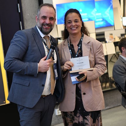 Bram Timmermans and Liv Dingsør