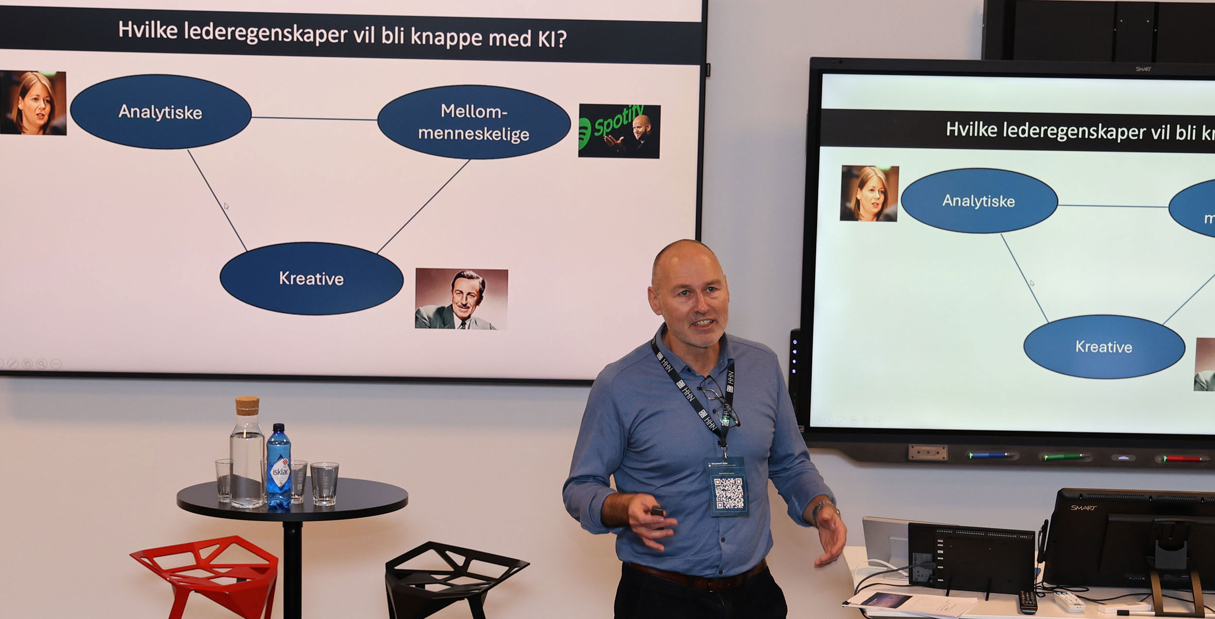 Lasse Lien giving a talk