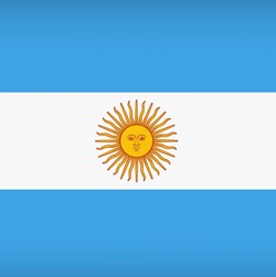 Argentinske flagg, publicdomainpiqtures.net