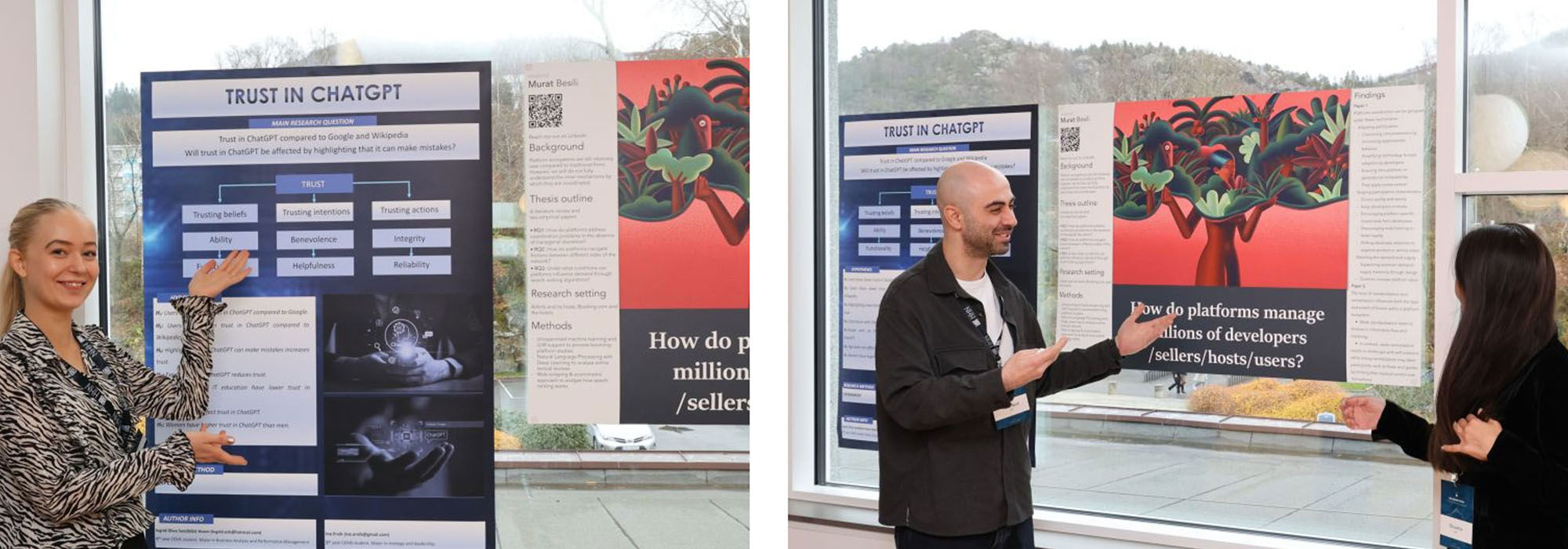 Collage of postersession at the DIG Summit 2024