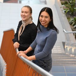 Eir F. Kjeøy og Solveig Hodneland