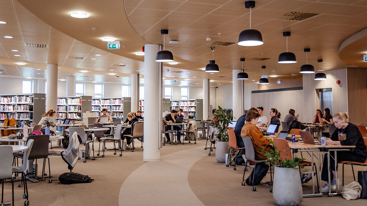 Biblioteket. Foto: Trude Brun Wilhelmsen