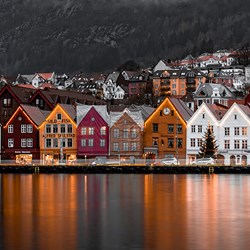 Bilde av Bryggen i Bergen.