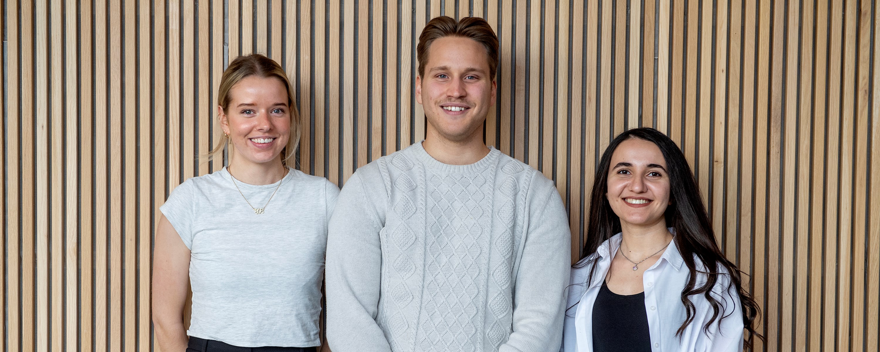 Photo of Molly Jenkins, Mikko Juhani Lantto and Aygul Ismayilova. Photo: Helge Skodvin