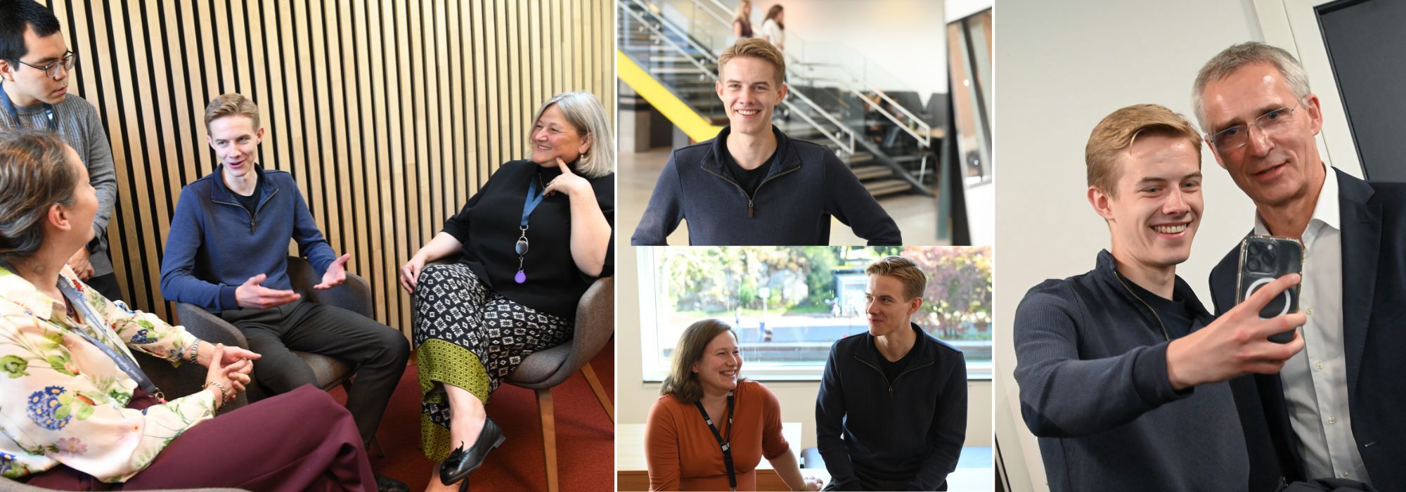 Visdal and staff at NHH´s The Career Centre