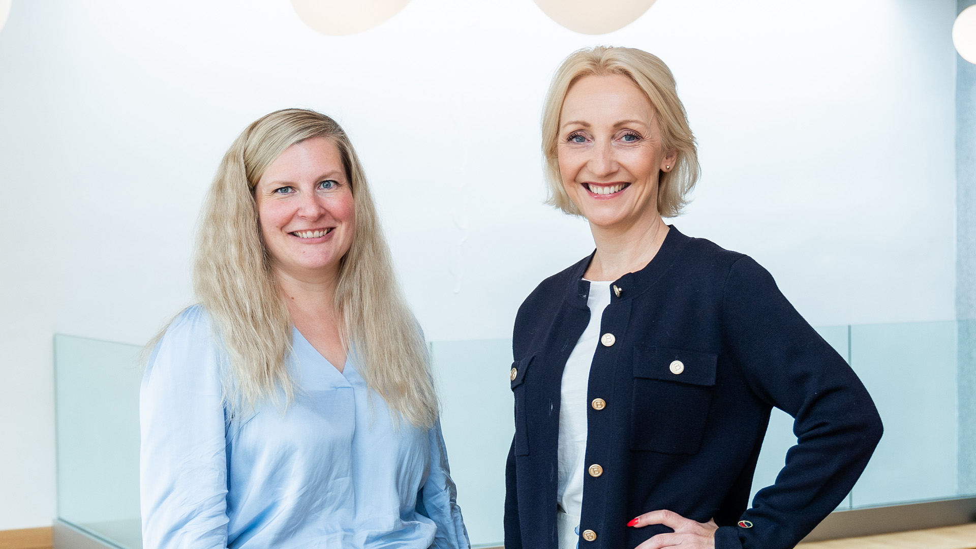 NHH Executive Master of Management ved Lena og Monica. Foto: Trude B. Wilhelmsen