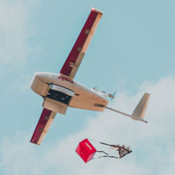 Zipline drone delivery. Photo: Zipline