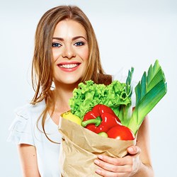 Woman with Vegetables. Photo: Sheftsoff/ Dreamstime