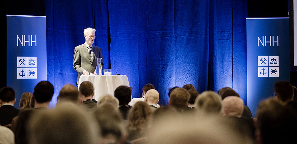 NHH-rektor Frøystein Gjesdal åpner Food 2017. Foto: Siv Dolmen