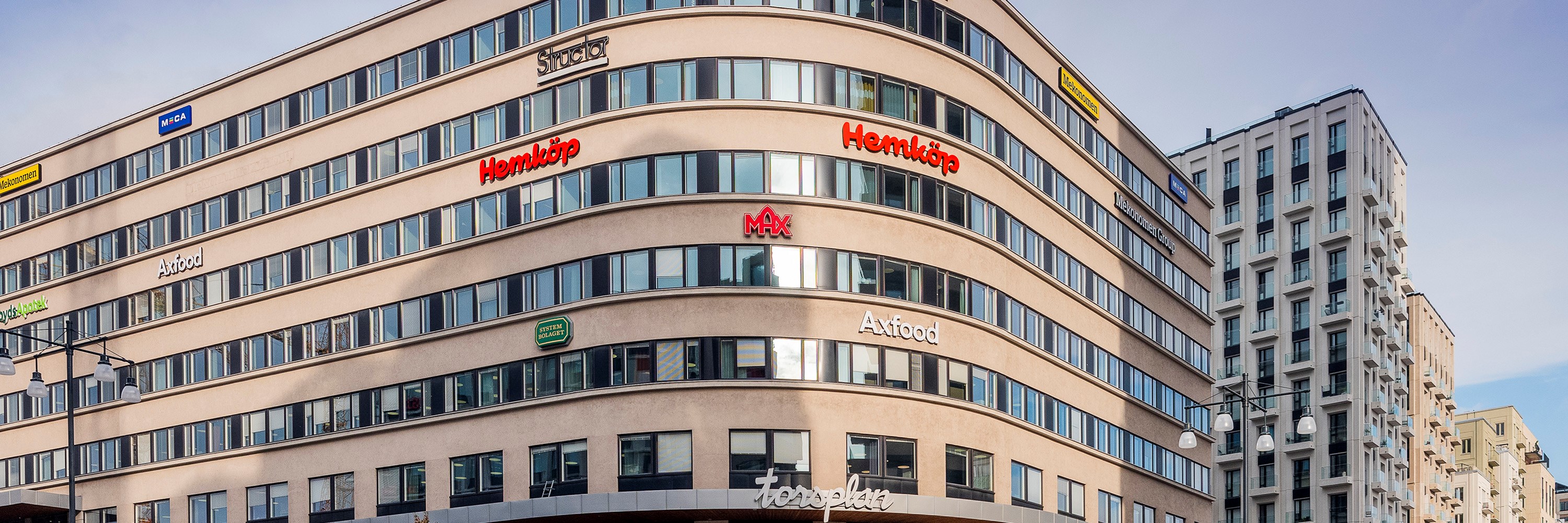 Axfoods headquarters, Torsplan, Hagastaden, Stockholm. Photo: Gustav Kaiser