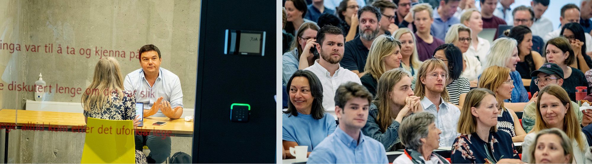 piketty intervju, publilum