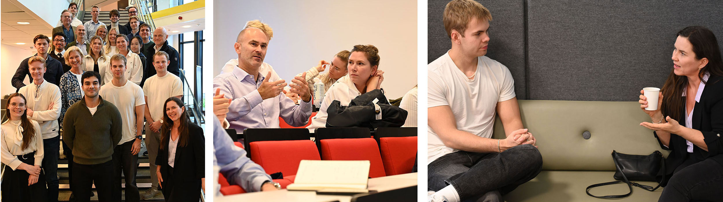 Montasje av bilder fra åpningsarrangement