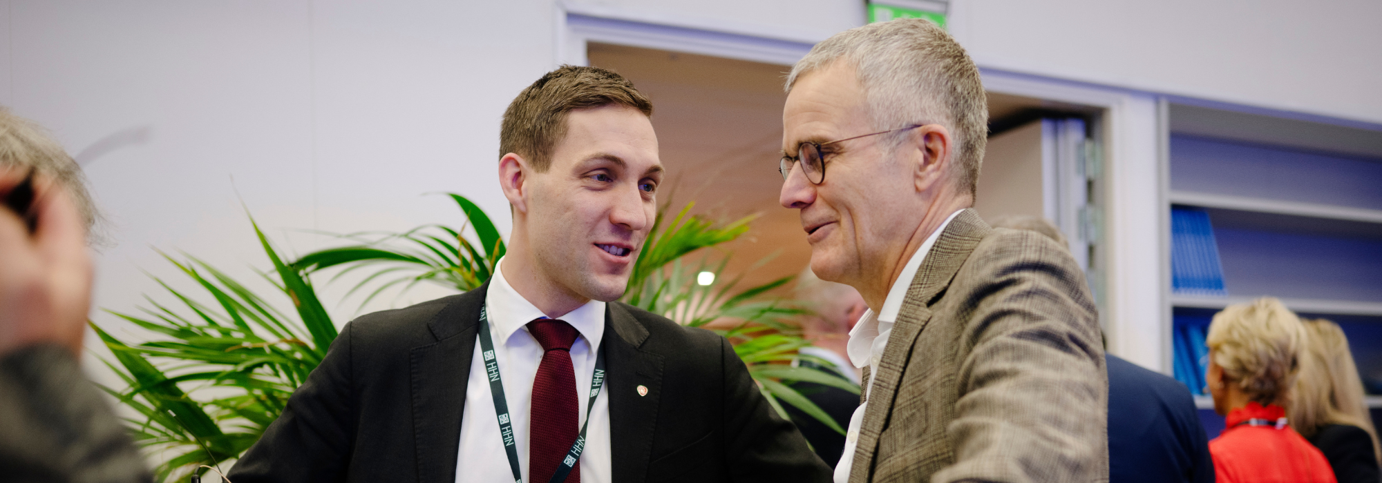 Helge Lund og Andreas Bjelland Eriksen 