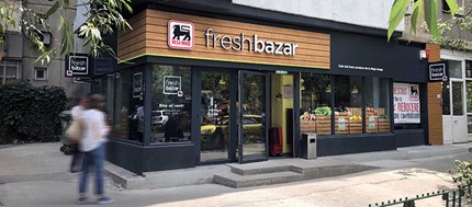 Fresh Bazar store in Bucharest, Romania. Photo: KVB Ltd