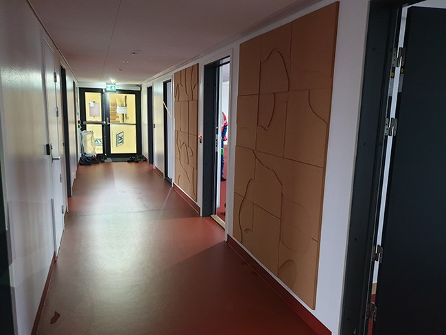 Corridor in the main building.
