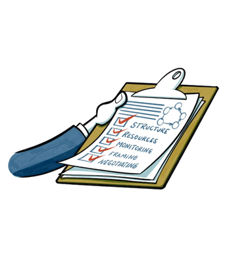 Strategy implementation check list. Illustration