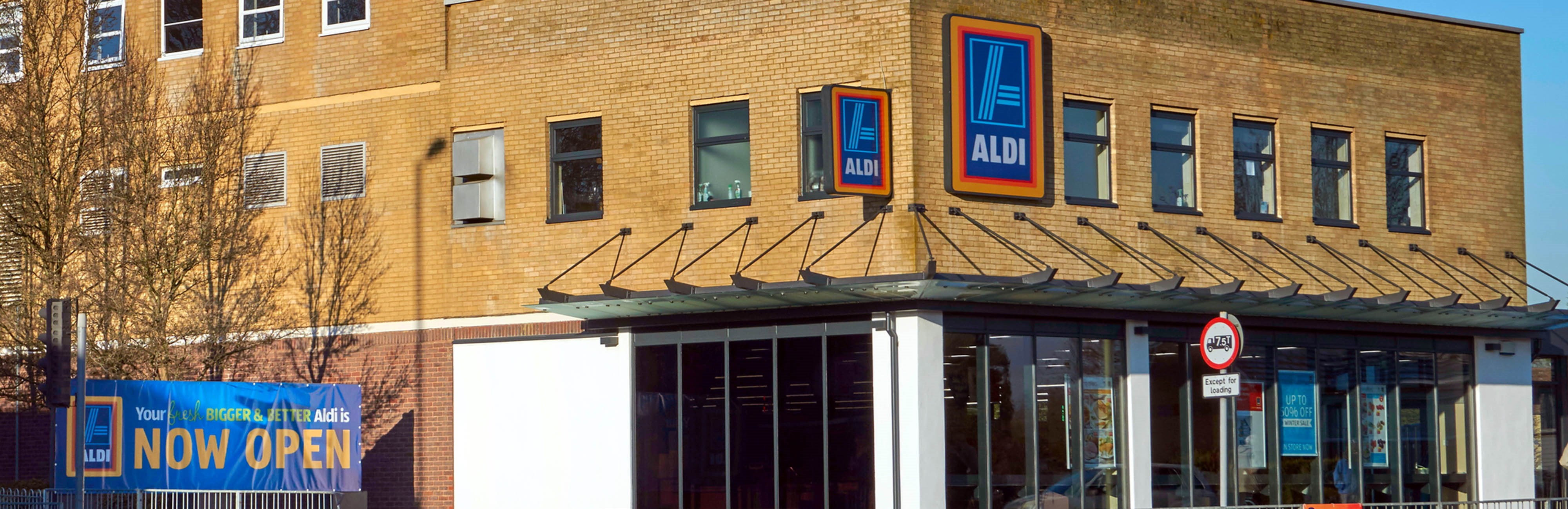 Aldi store in UK. Photo: Gery Perkin