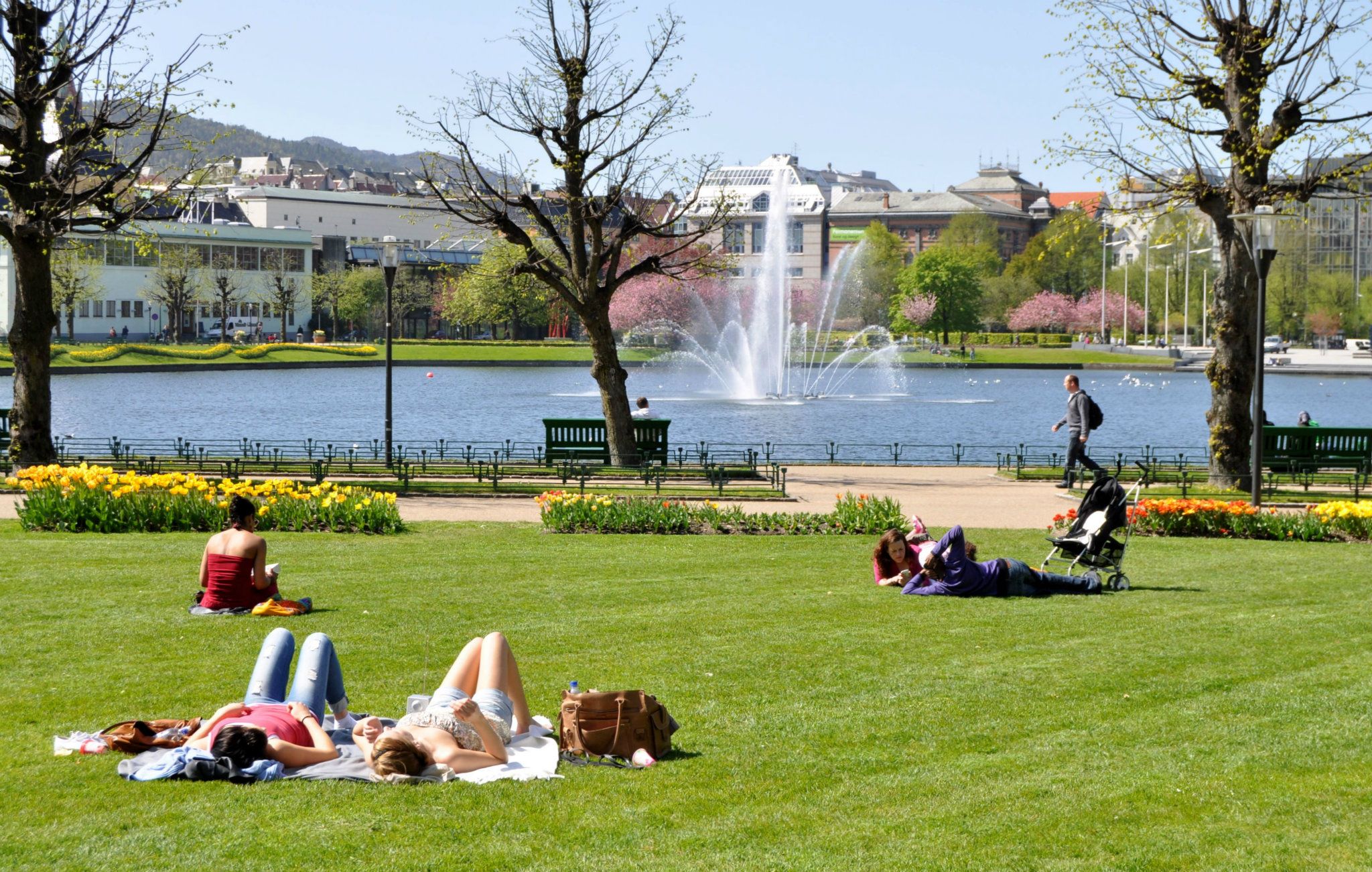 Foto fra Lille Lungg&aring;rdsvann i Bergen. Foto: Utdanning i Bergen