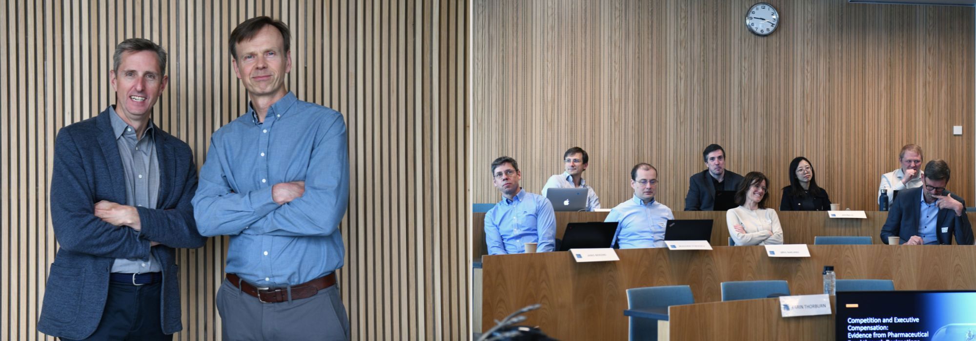 Professor Greg Nini from Drexel University and Professor Erik Lie, University of Iowa. 